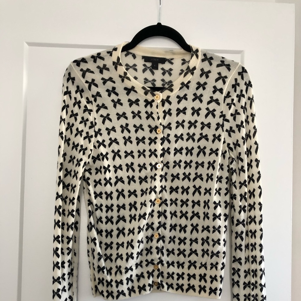 Jcrew crewneck cardigan